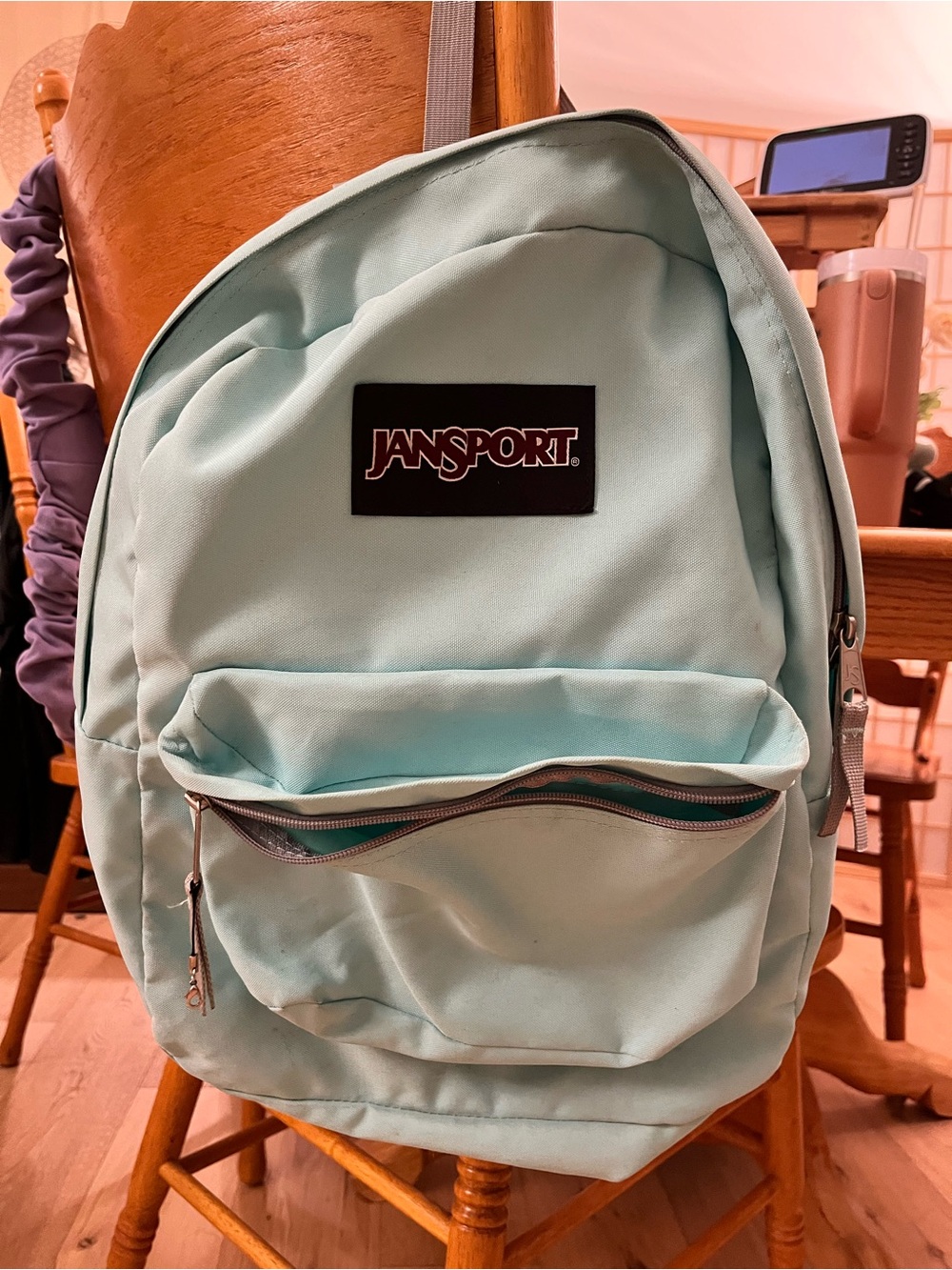 JANSPORT green backpack